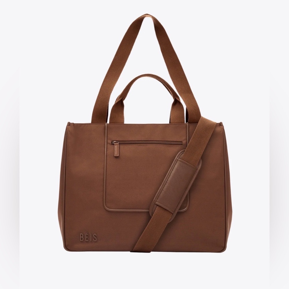 BEIS Brown Tote Bag